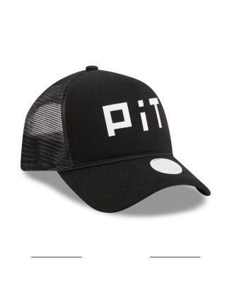 Women's Black Pittsburgh Steelers McGee Trucker 9FORTY Adjustable Hat