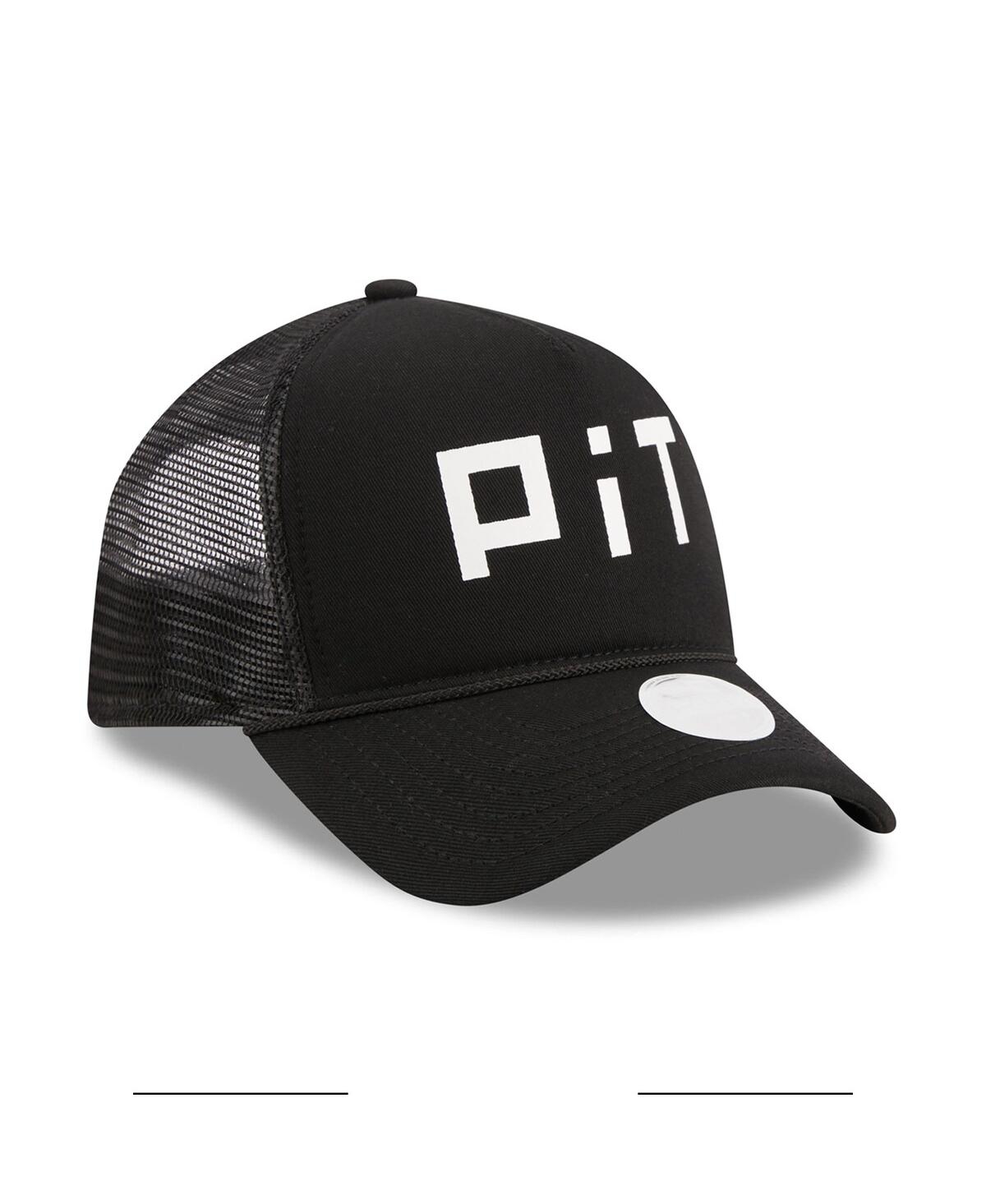 New Era Women's  Black Pittsburgh Steelers Mcgee Trucker 9forty Adjustable Hat In Black