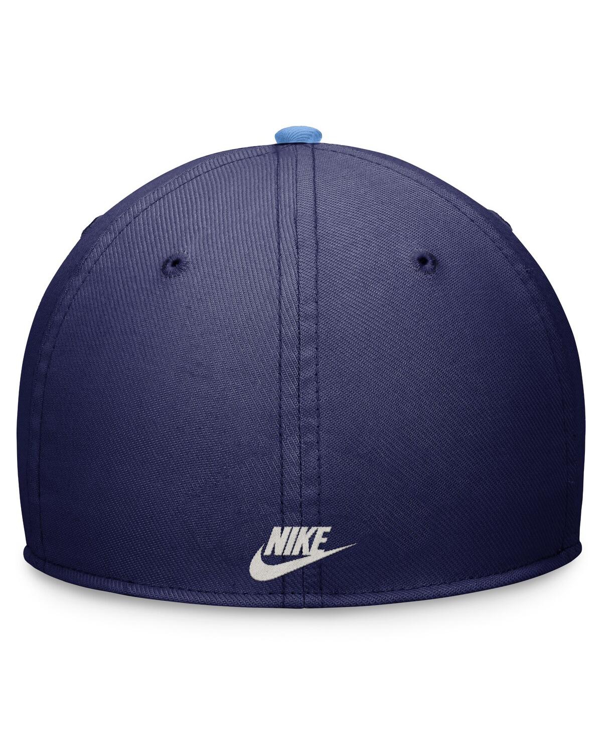 Shop Nike Men's  Royal, Light Blue Chicago Cubs Cooperstown Collection Rewind Swooshflex Performance Hat In Royal,light Blue