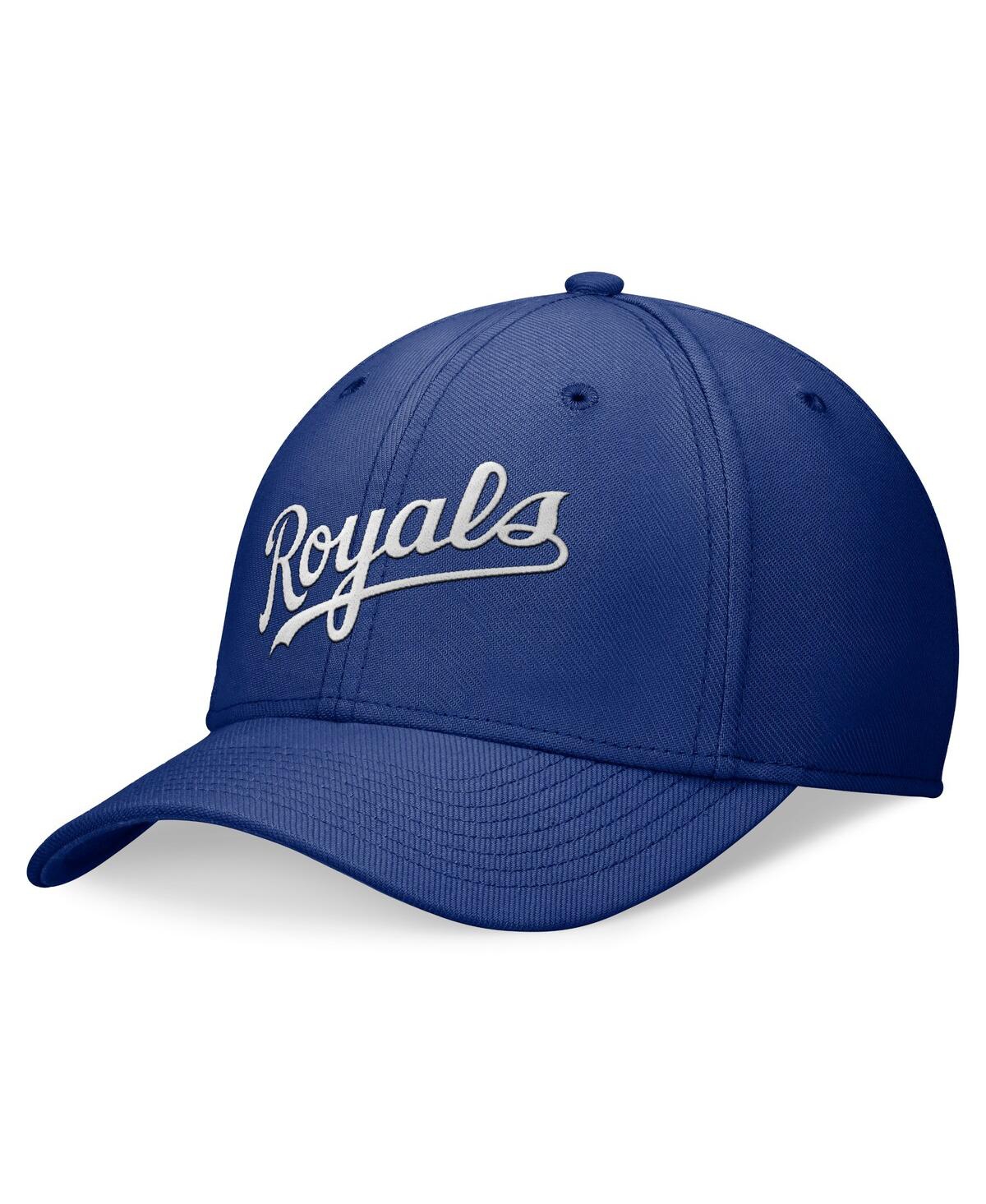 Shop Nike Men's  Royal Kansas City Royals Evergreen Performance Flex Hat