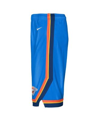 Big Boys and Girls Blue Oklahoma City Thunder Swingman Performance Shorts – Icon Edition