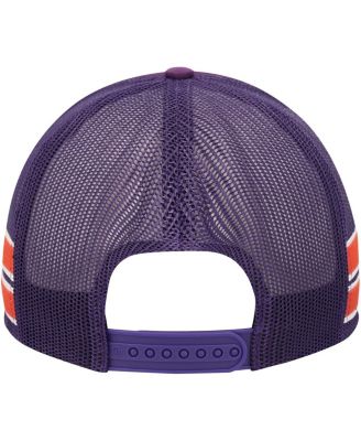 Men's Purple Phoenix Suns Sidebrand Stripes Trucker Adjustable Hat