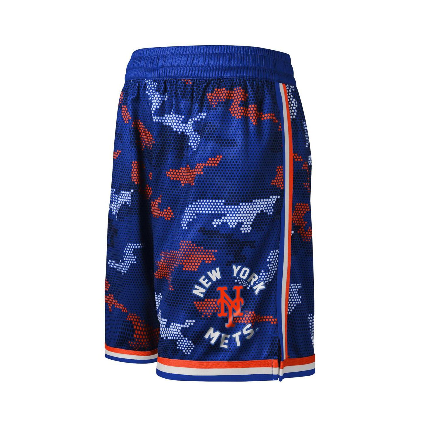 Шорты Outerstuff Fanatics Royal New York Mets Tech Runner для мальчиков — фото 2