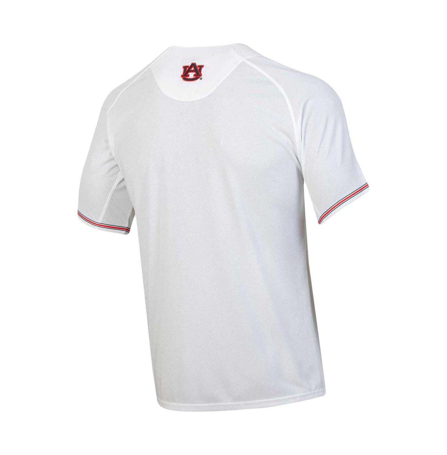 Мужское джерси Under Armour Men's Auburn Tigers Softball V-Neck Jersey, цвет: Белый — фото 3