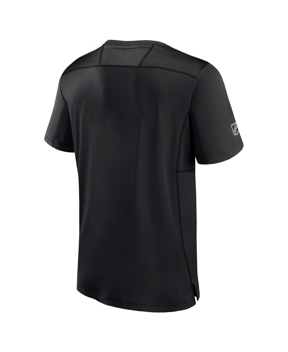 Men's Fanatics Black Pittsburgh Penguins Authentic Pro Tech T-shirt