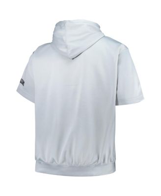 Men's Silver New Orleans Pelicans Big and Tall Logo Pullover Hoodie