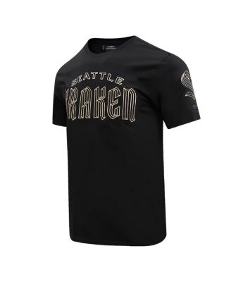 Men's Black Seattle Kraken Wordmark T-shirt