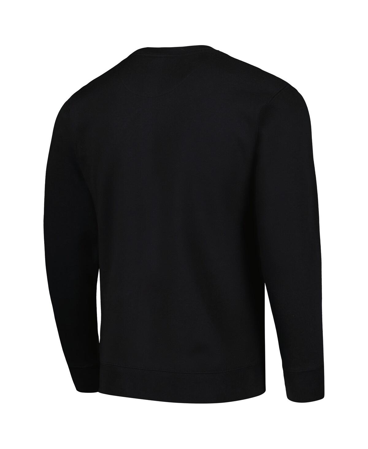 Shop American Classics Men's Black The Real Ghostbusters Logo Pullover Sweatshirt