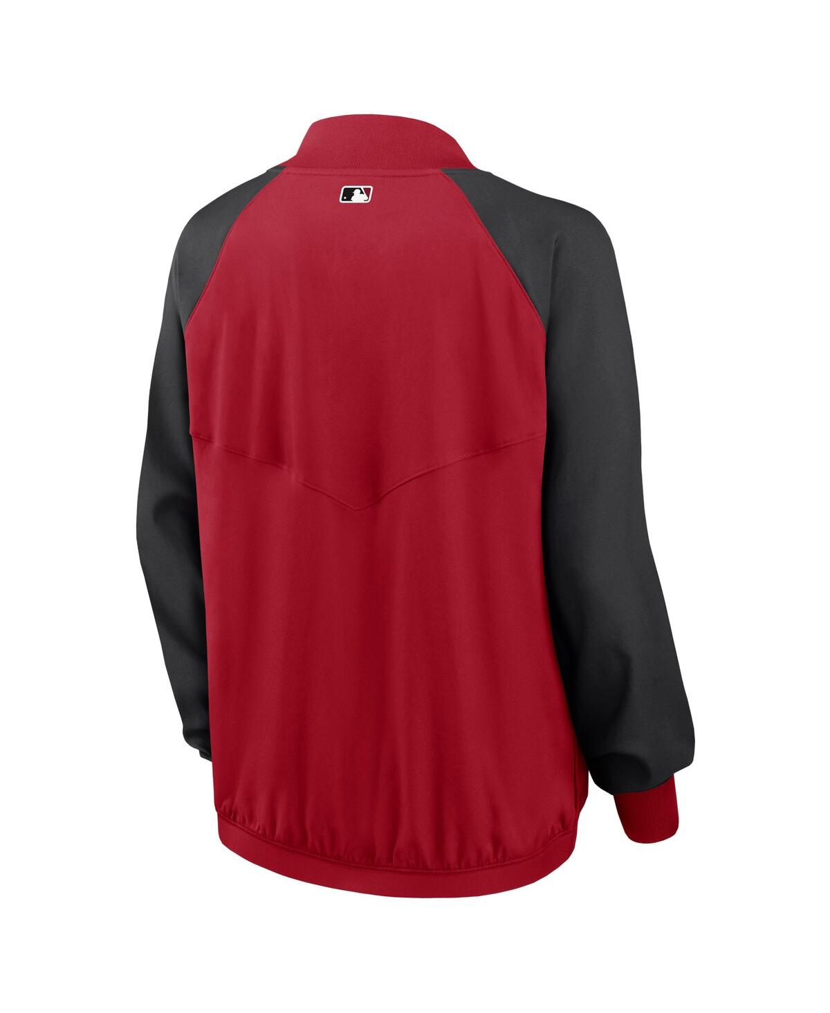 Nike Women's  Red Cincinnati Reds Authentic Collection Team Raglan Performance Full-zip Jacket In Red