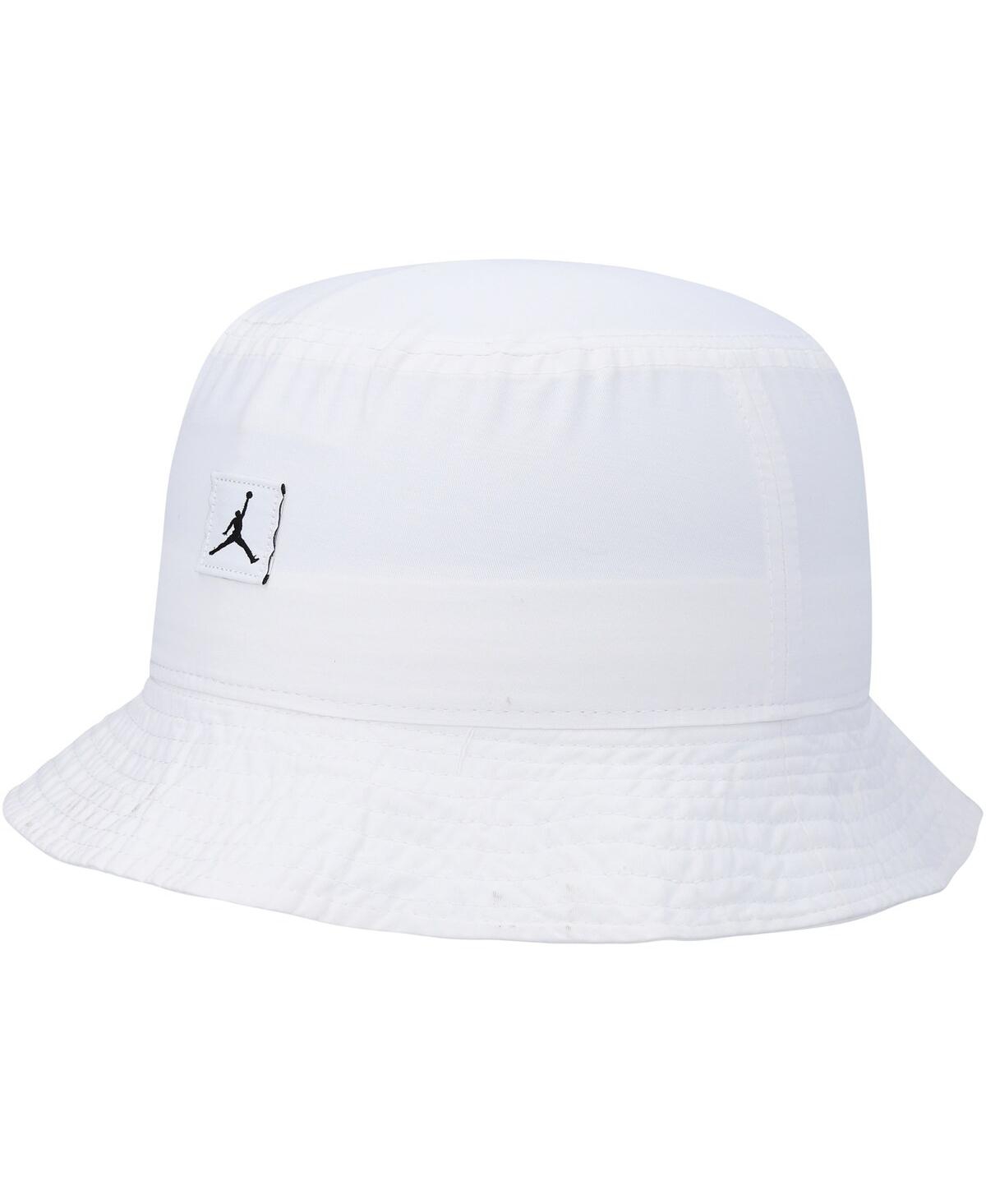 Men's Jordan White Jumpman Washed Bucket Hat - White
