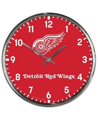 Wincraft Detroit Red Wings Chrome Wall Clock - Macy's