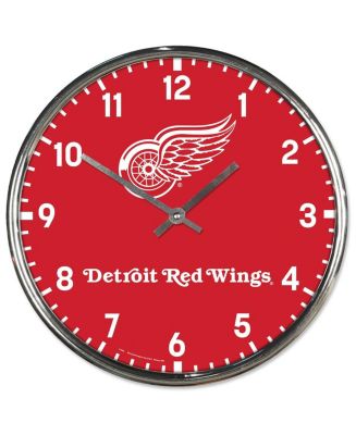 Wincraft Detroit Red Wings Chrome Wall Clock - Macy's