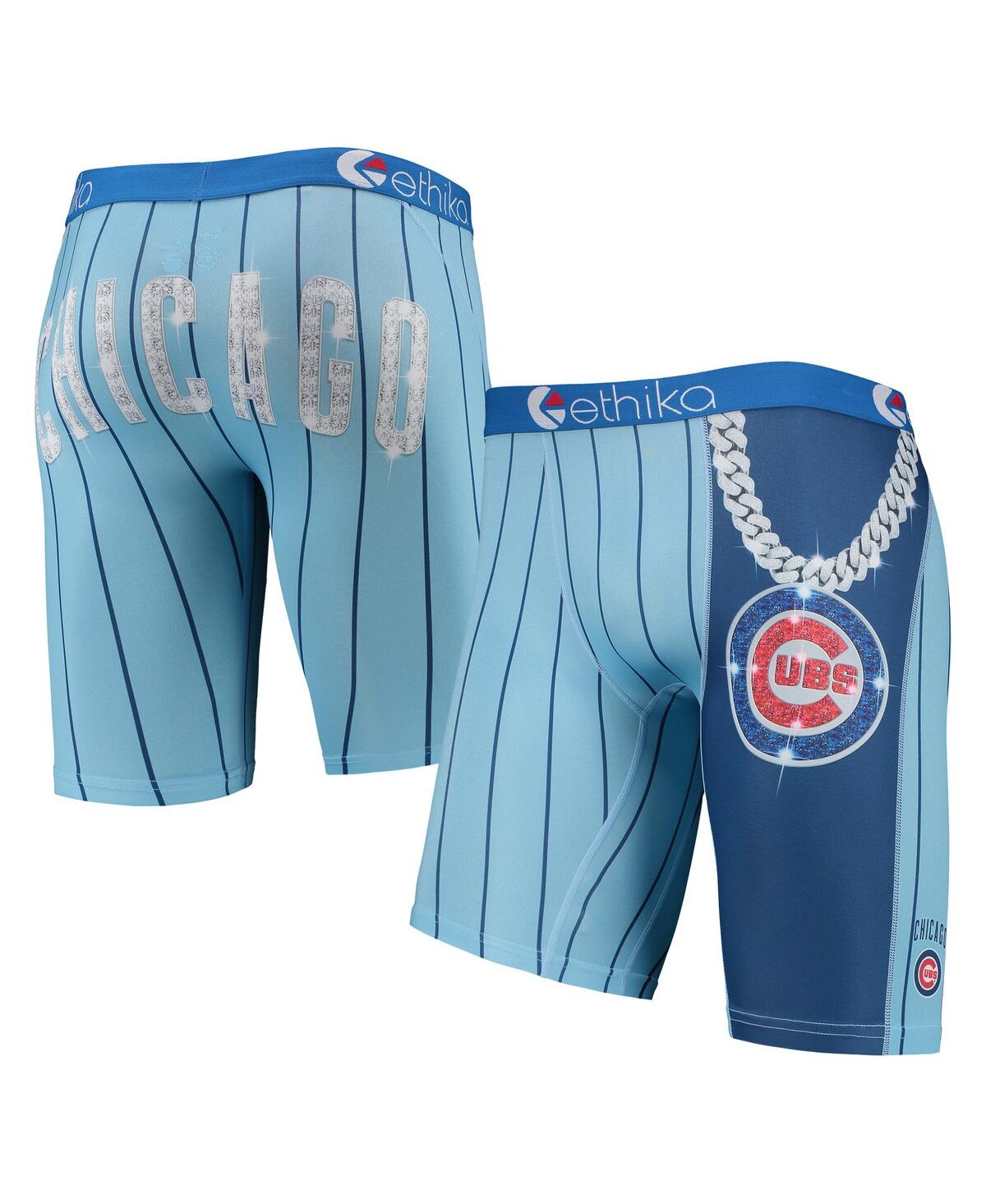 Ethika Men's  Royal Chicago Cubs Slugger Boxers
