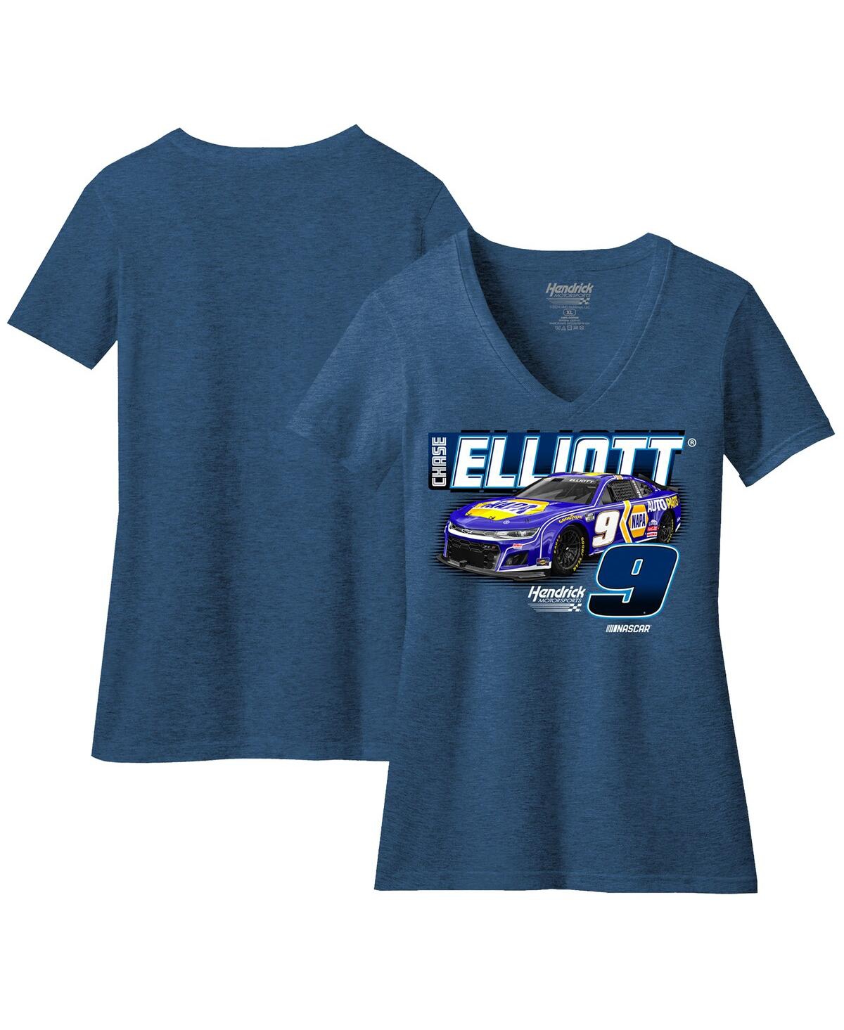 Shop Hendrick Motorsports Team Collection Women's  Royal Chase Elliott V-neck T-shirt