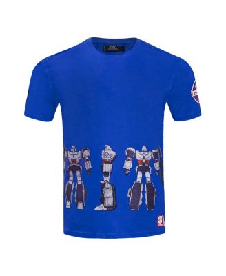 Men's and Women's Royal Transformers Barricade T-shirt