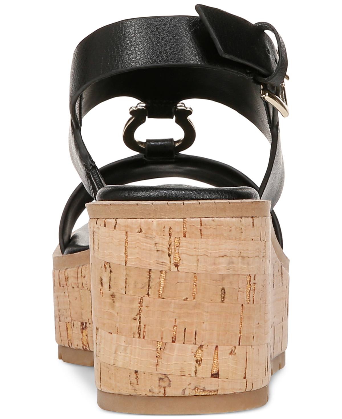 Shop Giani Bernini Harperr Memory Foam Platform Wedge Sandals, Created For Macy's In Black