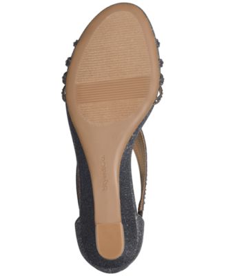 Women's Ginifur Embellished Strappy Wedge Sandals