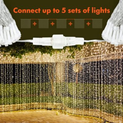 2-Pack 300 Count LED Fairy String Lights Indoor Outdoor Waterproof Decor