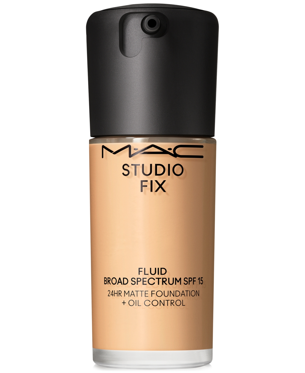 Mac Studio Fix Fluid Spf 15 24hr Matte Foundation + Oil Control, 1 Oz. In C40 (light Beige With Neutral Olive Unde