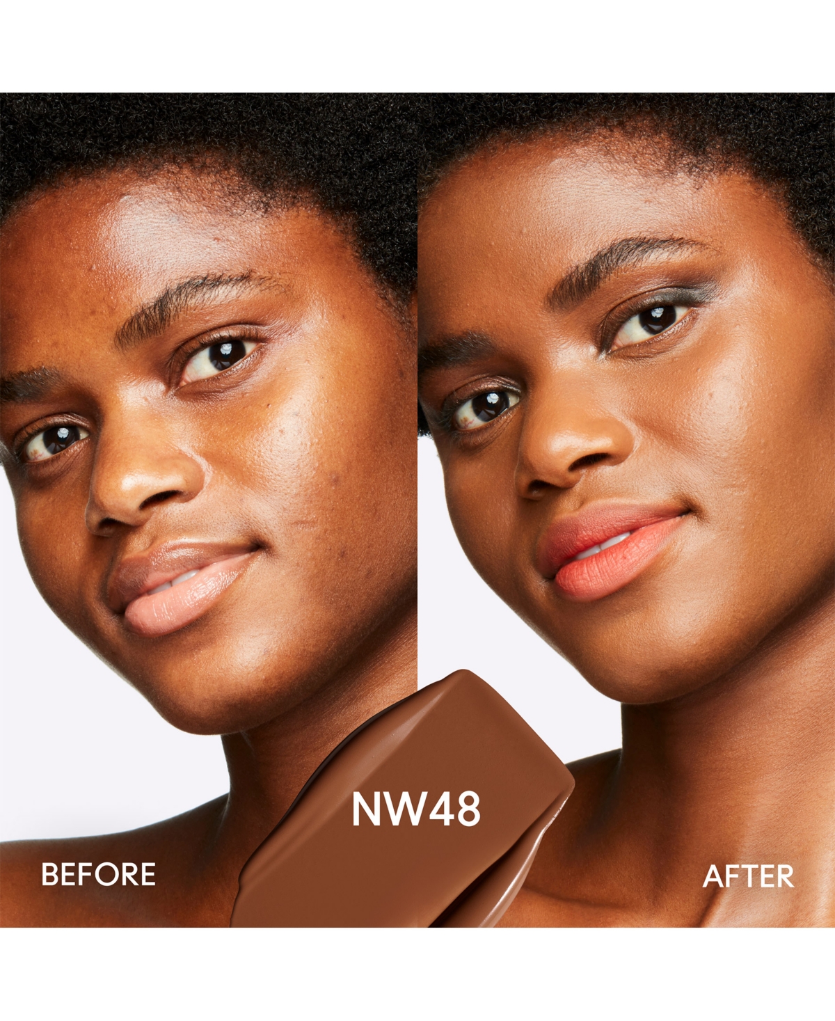 Mac Studio Fix Fluid Spf 15 24hr Matte Foundation + Oil Control, 1 Oz. In Nw48 (deep Auburn With Red Undertones Fo