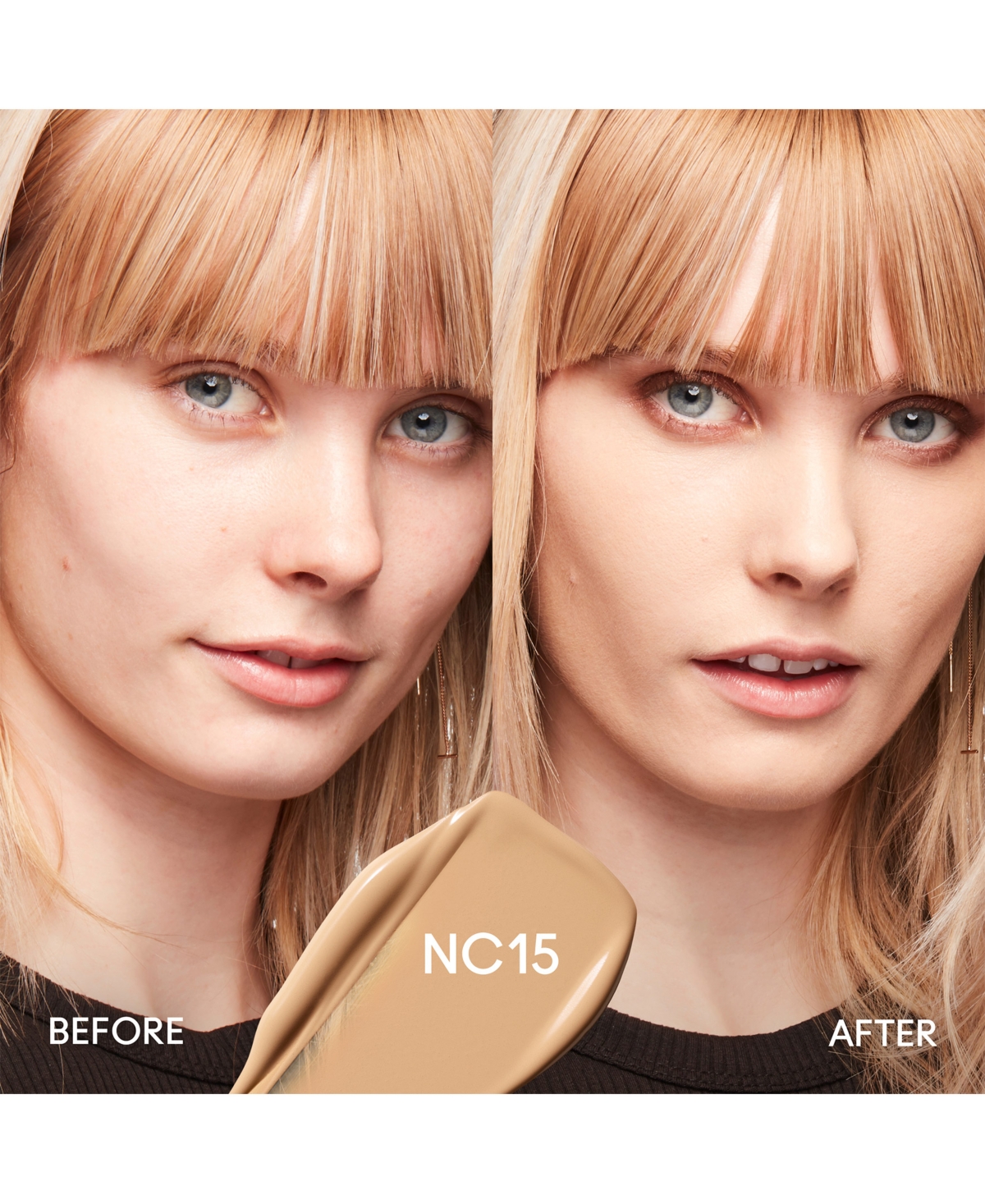 Mac Studio Fix Fluid Spf 15 24hr Matte Foundation + Oil Control, 1 Oz. In Nc15 (light Beige With Golden Undertone