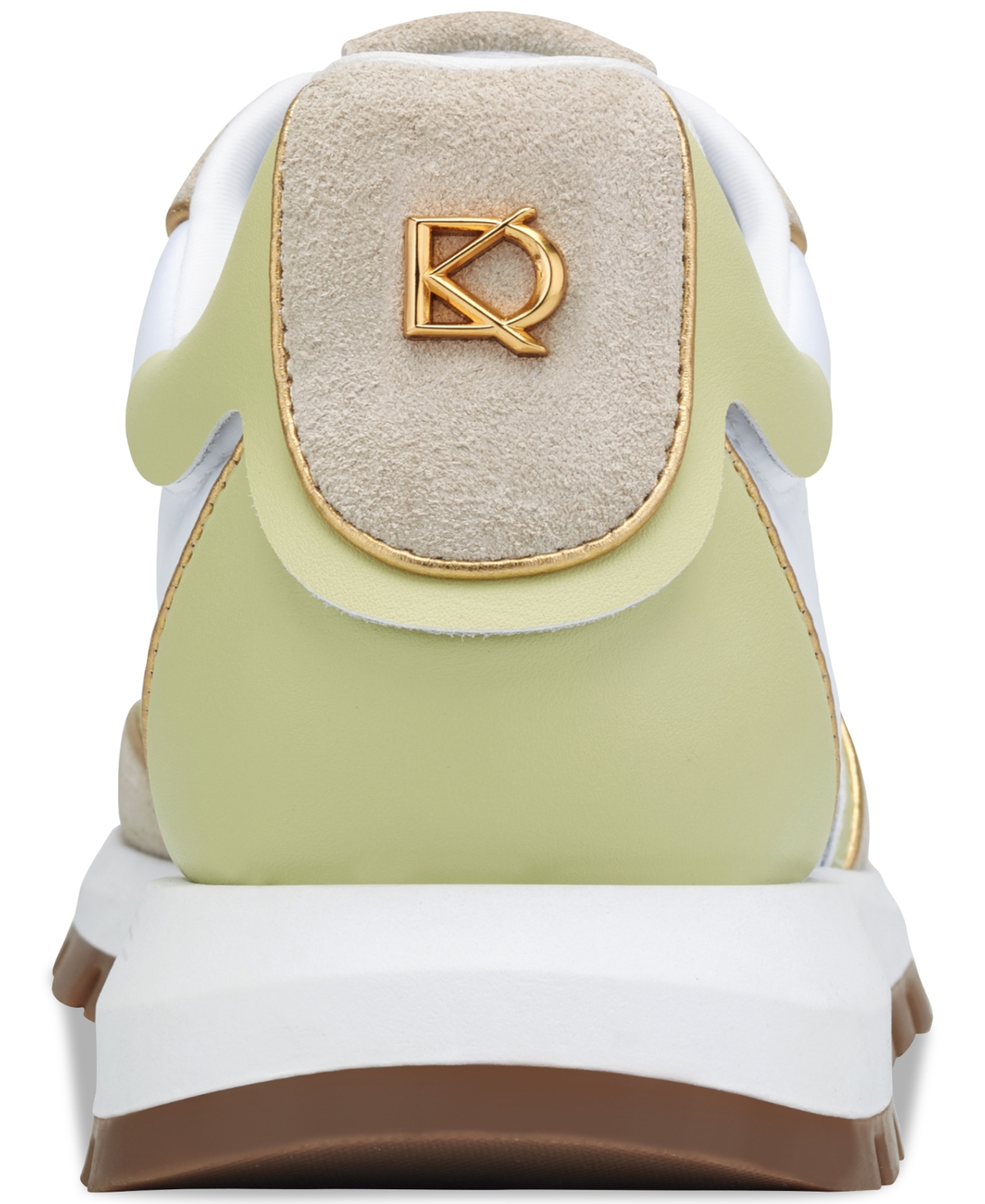 Donna Karan New York Women's Binx Mixed-Media Lace-Up Sneakers - Calcre
