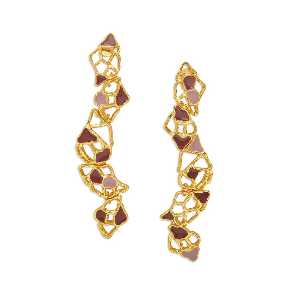Gaia Drop Earrings - Gold