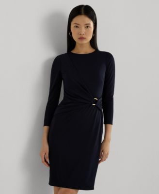 Lauren Ralph Lauren Women's Jersey Three-Quarter-Sleeve Dress