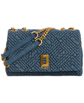 Karl lagerfeld blue bag on sale