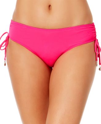 Anne Cole - Ruched-Side Bikini Bottoms