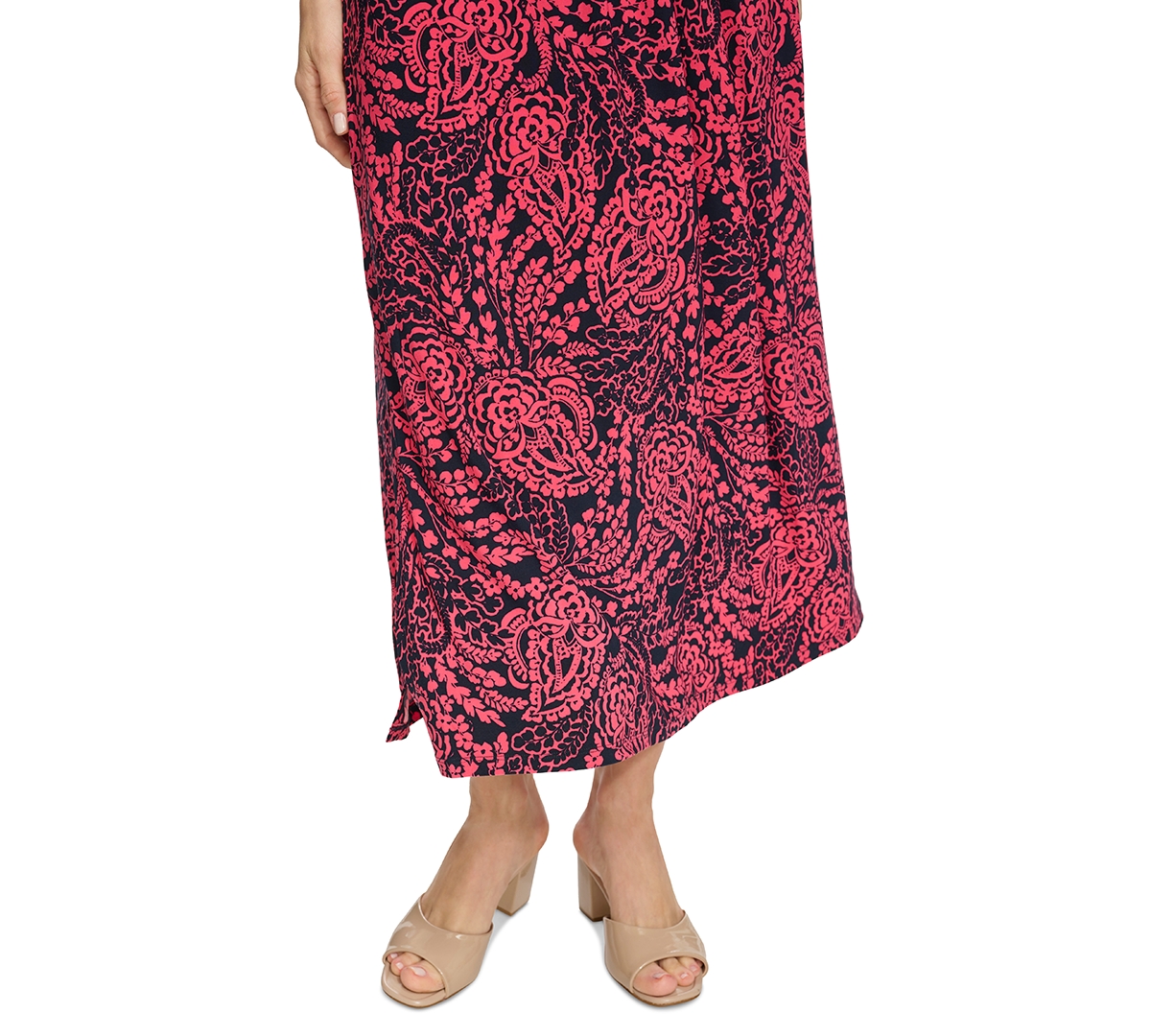 Shop Tommy Hilfiger Women's Printed Maxi Dress In Skycpt,prd