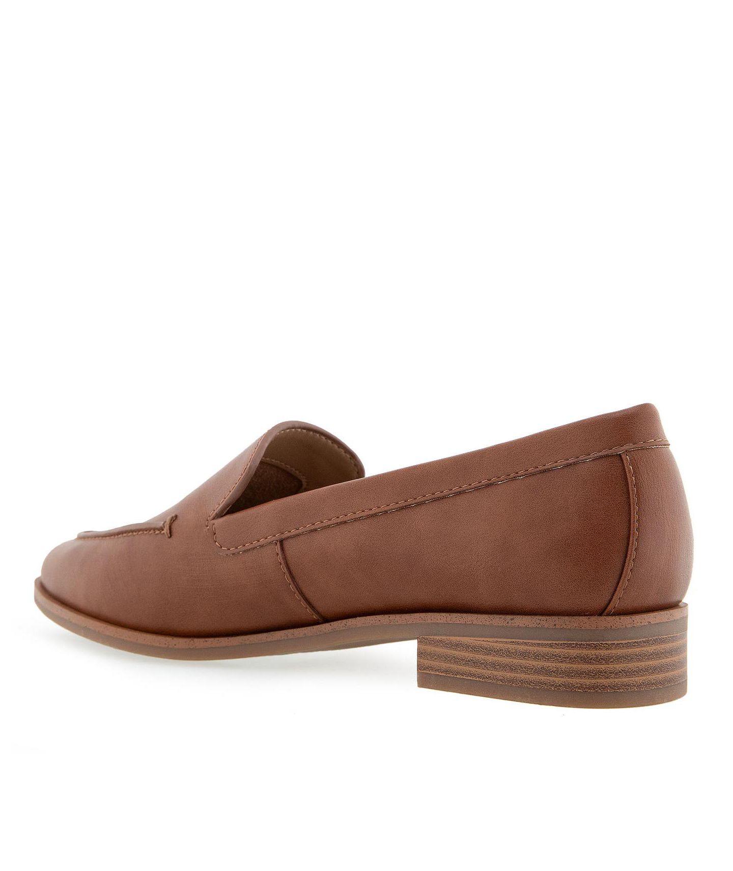 Женские туфли Aerosoles Everest Tapered Dress Loafers, цвет: Рыжевато-коричневая искусственная кожа — фото 6