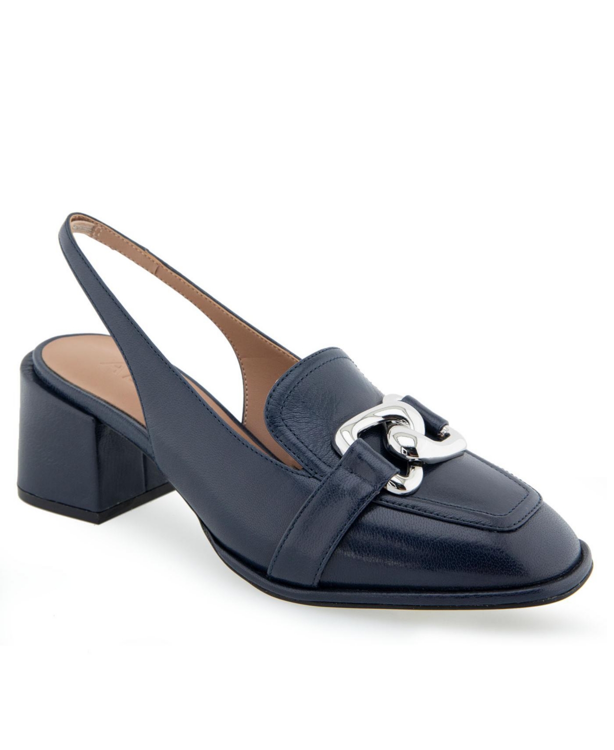 AEROSOLES WOMEN'S ALLURE CHUNKY HEEL SLINGBACKS 
