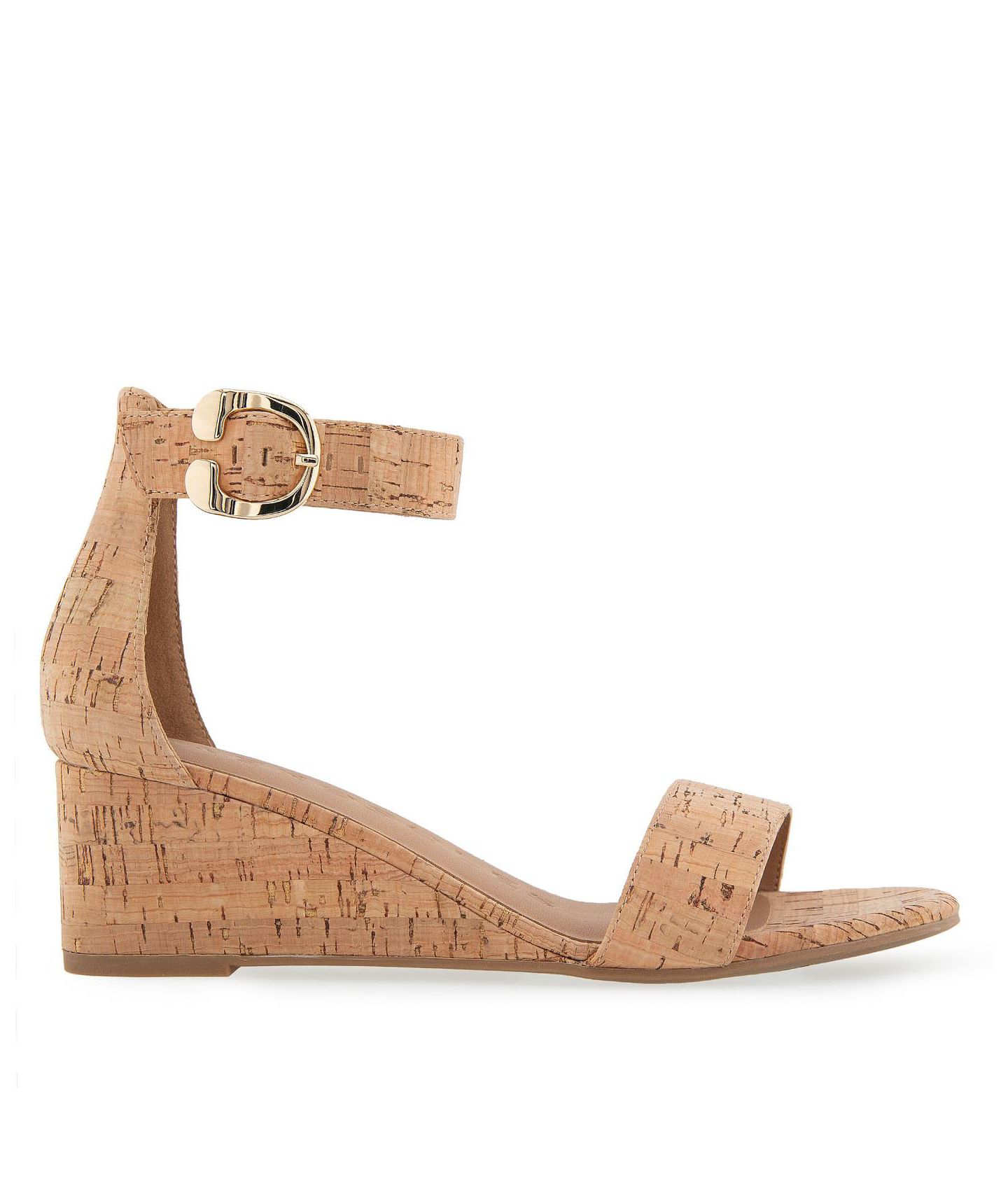 Женские сандалии Aerosoles Willis Buckle Strap Wedge, цвет: Комбинированный — фото 2