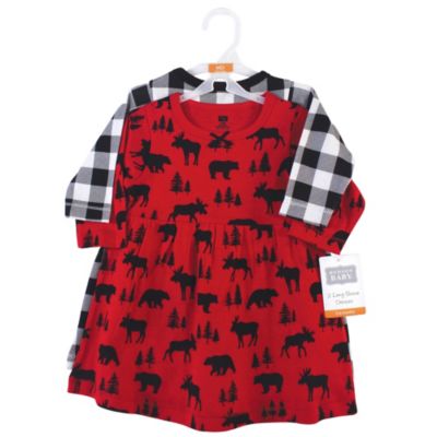 Baby Girls Hudson Two-Piece Set of Long-Sleeve Dresses