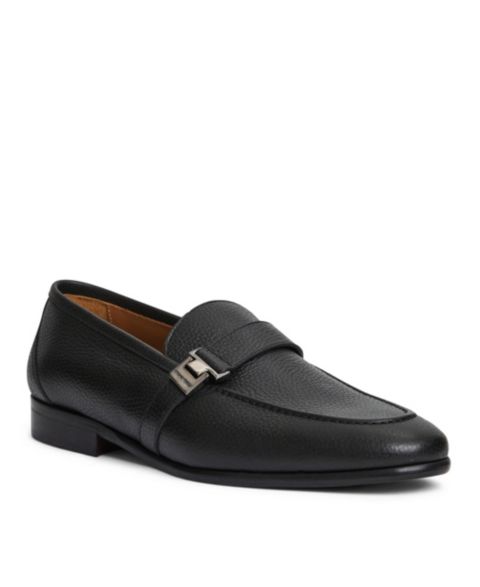 Мужские туфли Bruno Magli Arlo Leather, цвет: Чёрный
