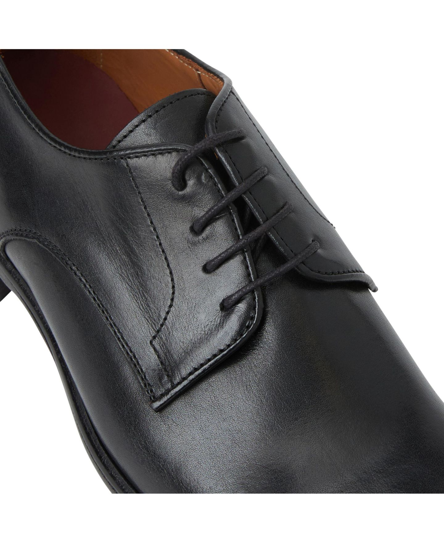 Обувь Bruno Magli Men's Salerno Leather Oxford Dress Shoes, цвет: Чёрный — фото 4