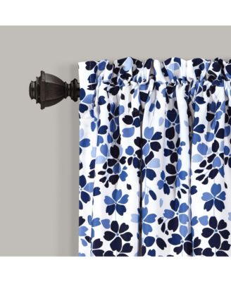 Weeping Flower Light Filtering Window Curtain Panels