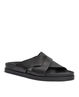Men's Bologna Leather Crisscross Sandals