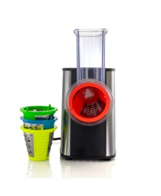 4 in 1 Stainless Steel Electric Salad Maker, Salad Shooter, Shredder, Slicer, Chopper and Shooter