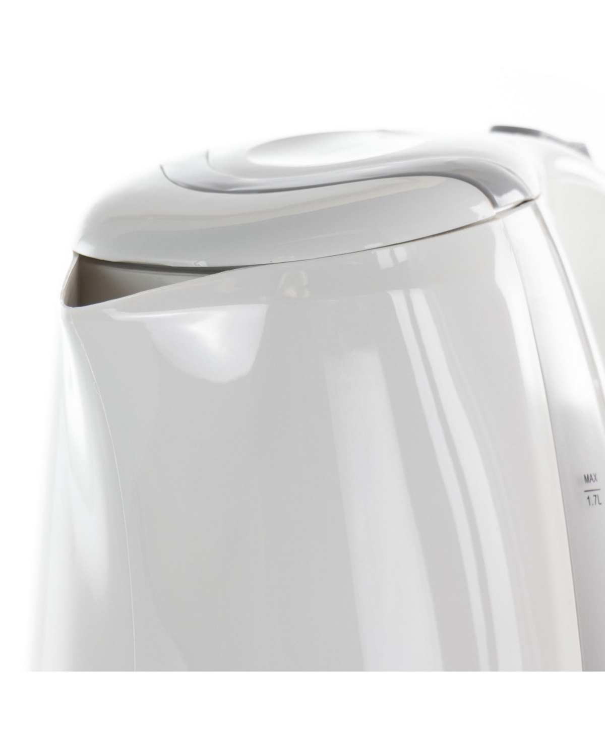 Megachef 1.7liter Stainless Steel Electric Tea Kettle In White