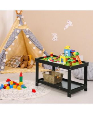 Kids Solid Multifunctional Wood Activity Play Table