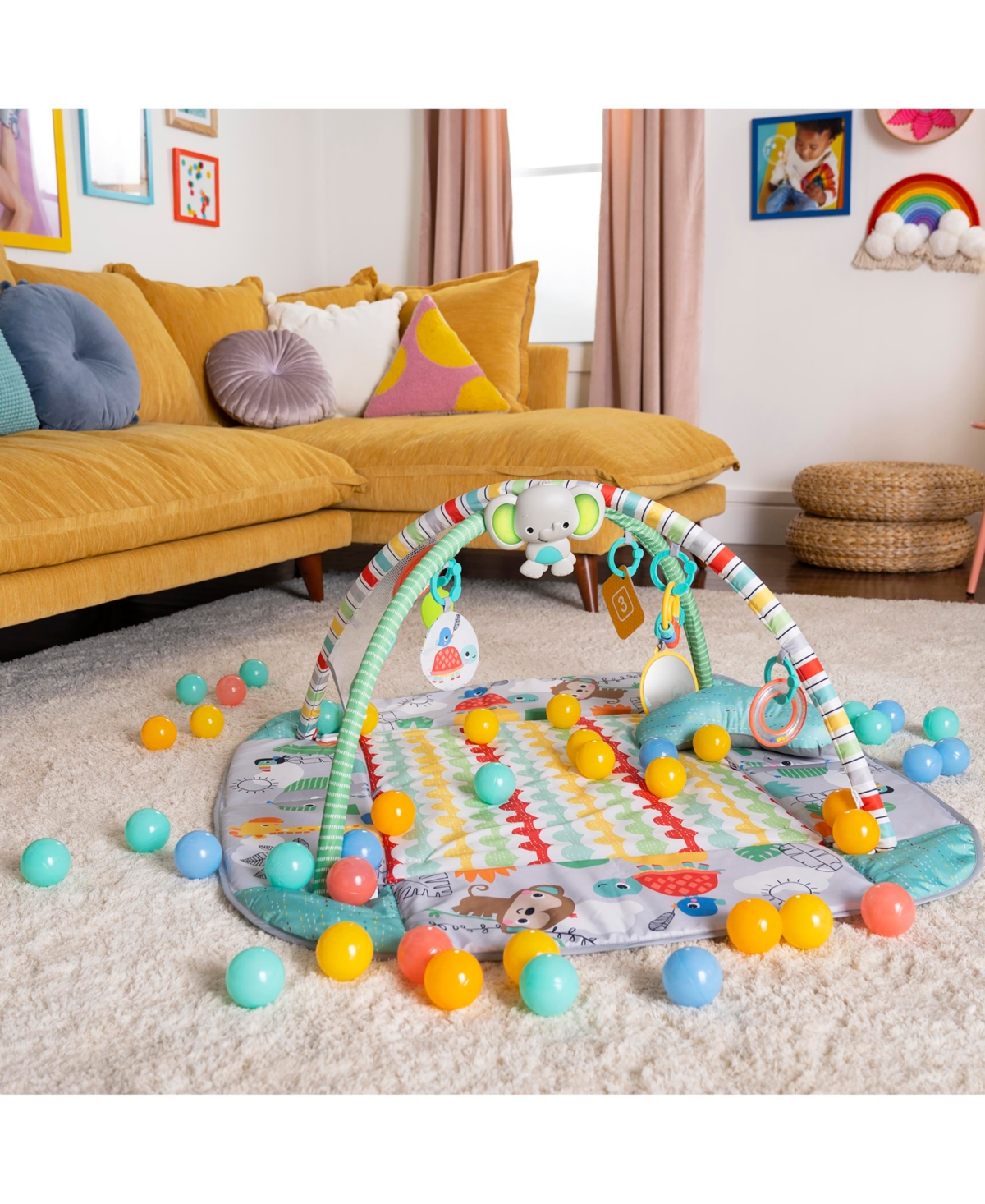 Shop Bright Starts 5-in-1 Your Way Ball Play Activity Gym Ball Pit In Multi