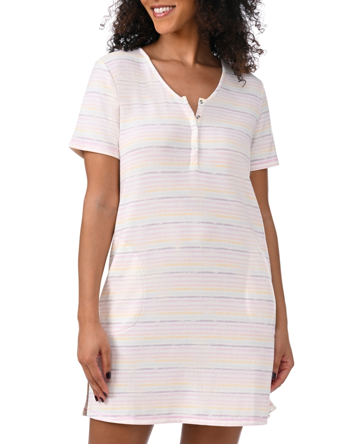 Splendid Women's Printed Short-Sleeve Sleepshirt