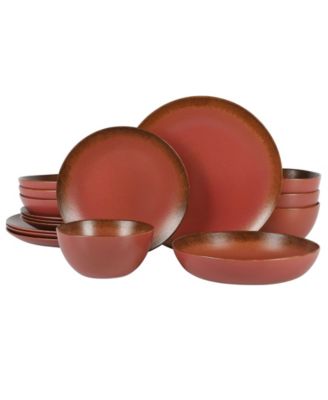 Reactive Glaze 16 Pc. Dinnerware Set, Service for 4