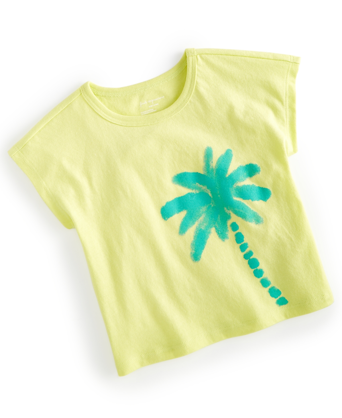 Shop First Impressions Baby Boys Summer Palm Graphic T-shirt, Created For Macy's In Citrus Fruit