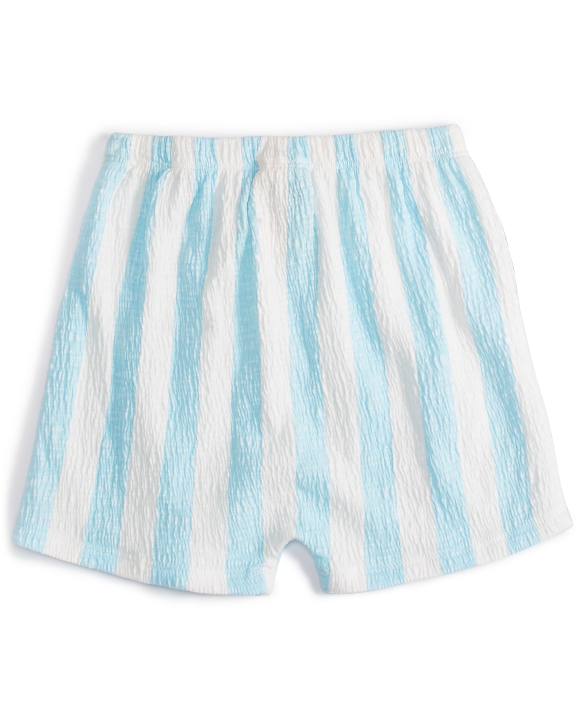 Shop First Impressions Baby Boys Rugby Stripe Shorts, Created For Macy's In Oasis Blue