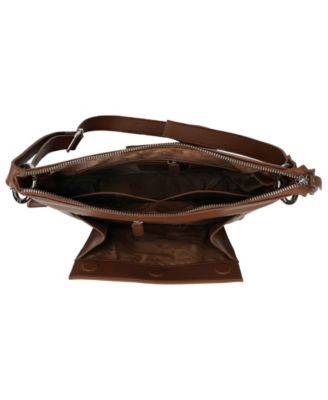 Pebble Trish Leather Crossbody Handbag with Organizer