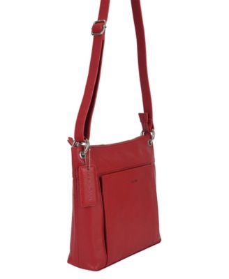 Pebble Trish Leather Crossbody Handbag with Organizer