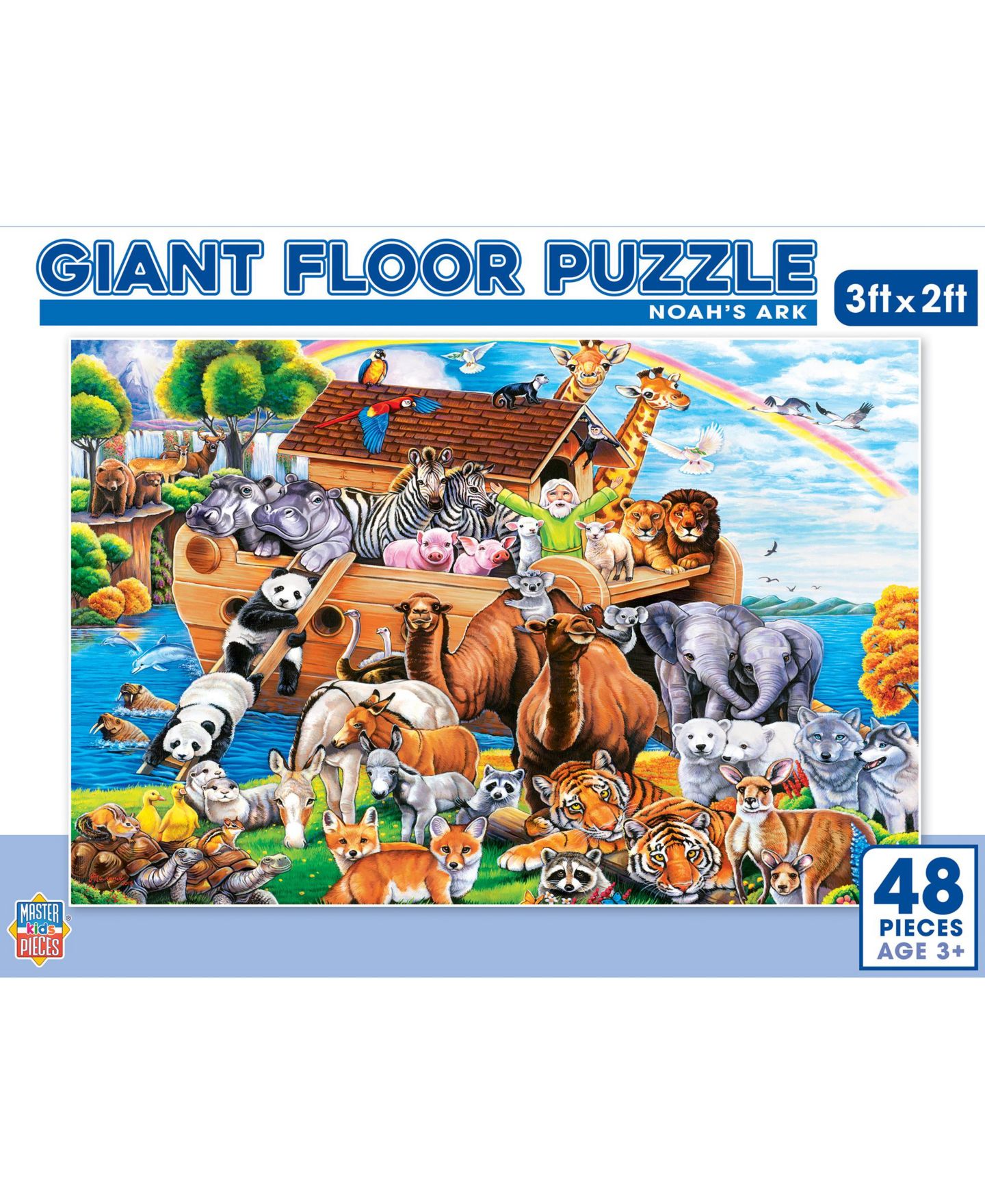Напольный пазл MasterPieces Puzzles Noah's Ark на 48 деталей, от 3 лет — фото 1